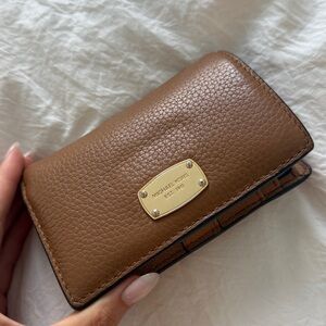 Michael Kors Card Case Leather Wallet
